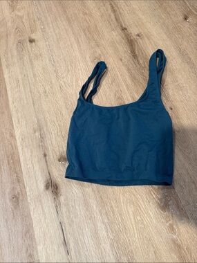 Free People Teal Cropped Bralette